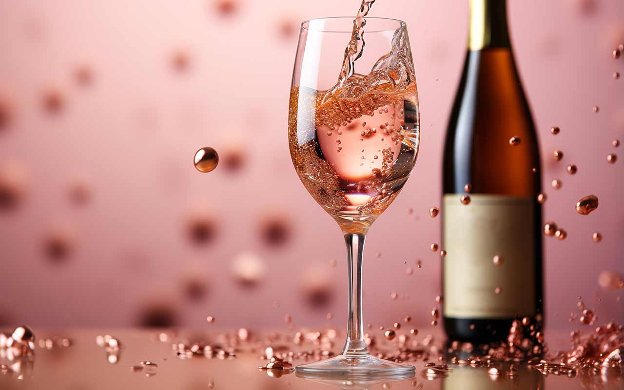 associer champagne rosé et chocolat